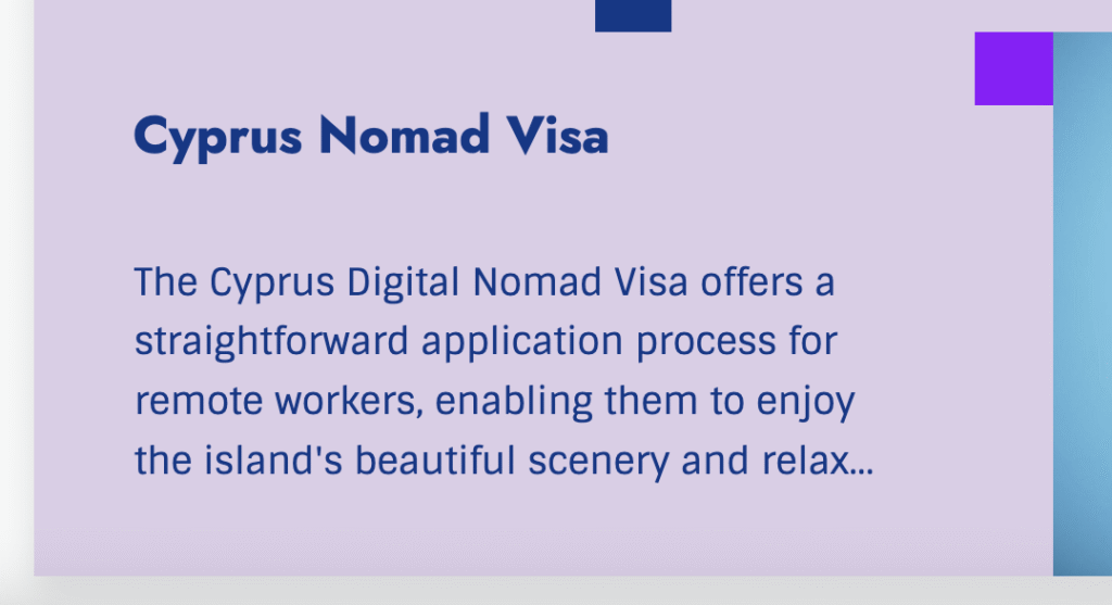 Cyprus Digital Nomad