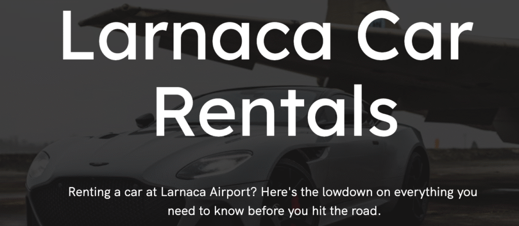 Larnaca Airport Car Rentals