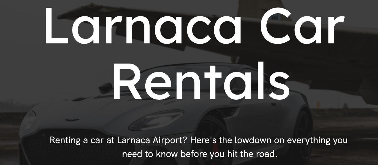 Larnaca Airport Car Rentals