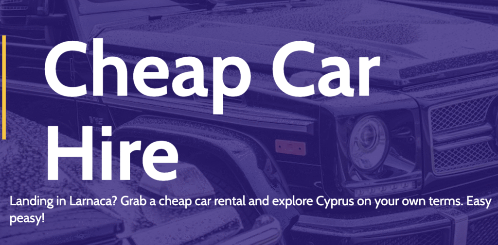 Larnaca Car Hire​