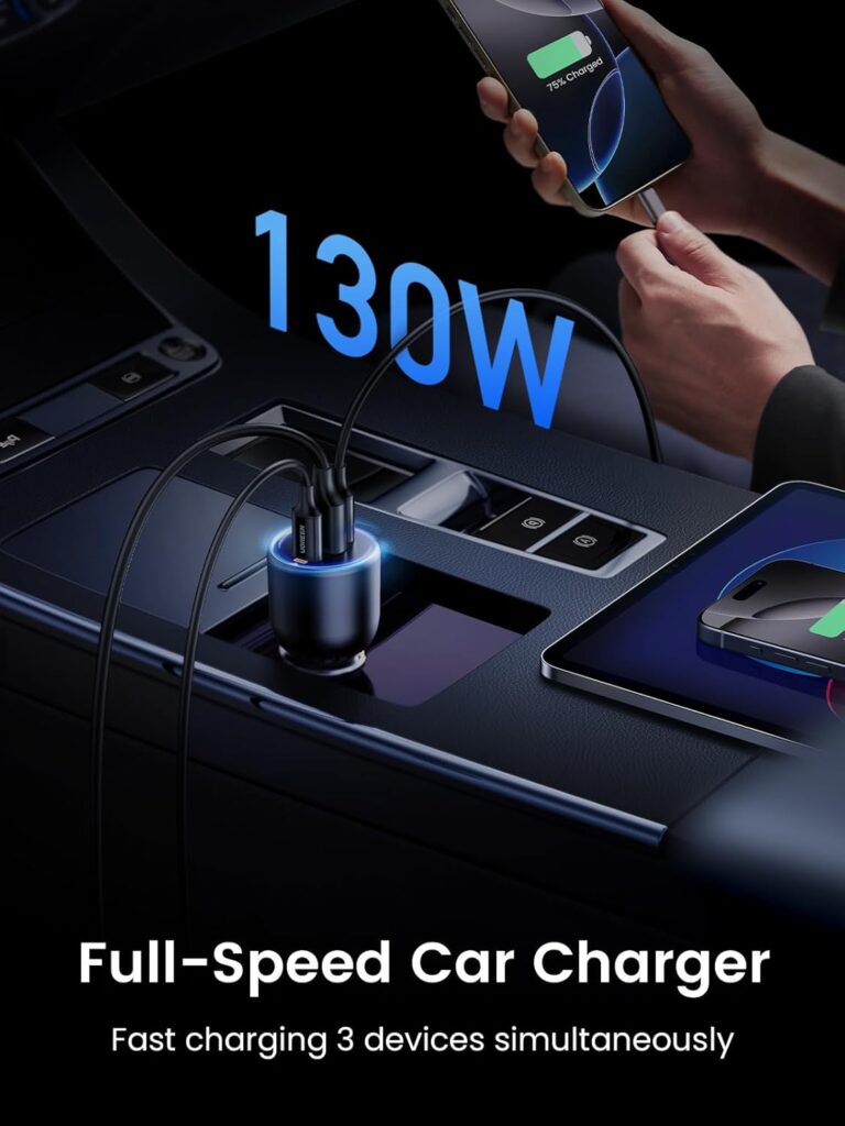 UGREEN 130W USB C Car Charger1
